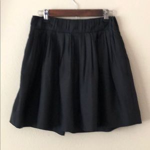 Black silk skirt by J Crew